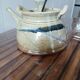 Théière en poterie estampillé vintage