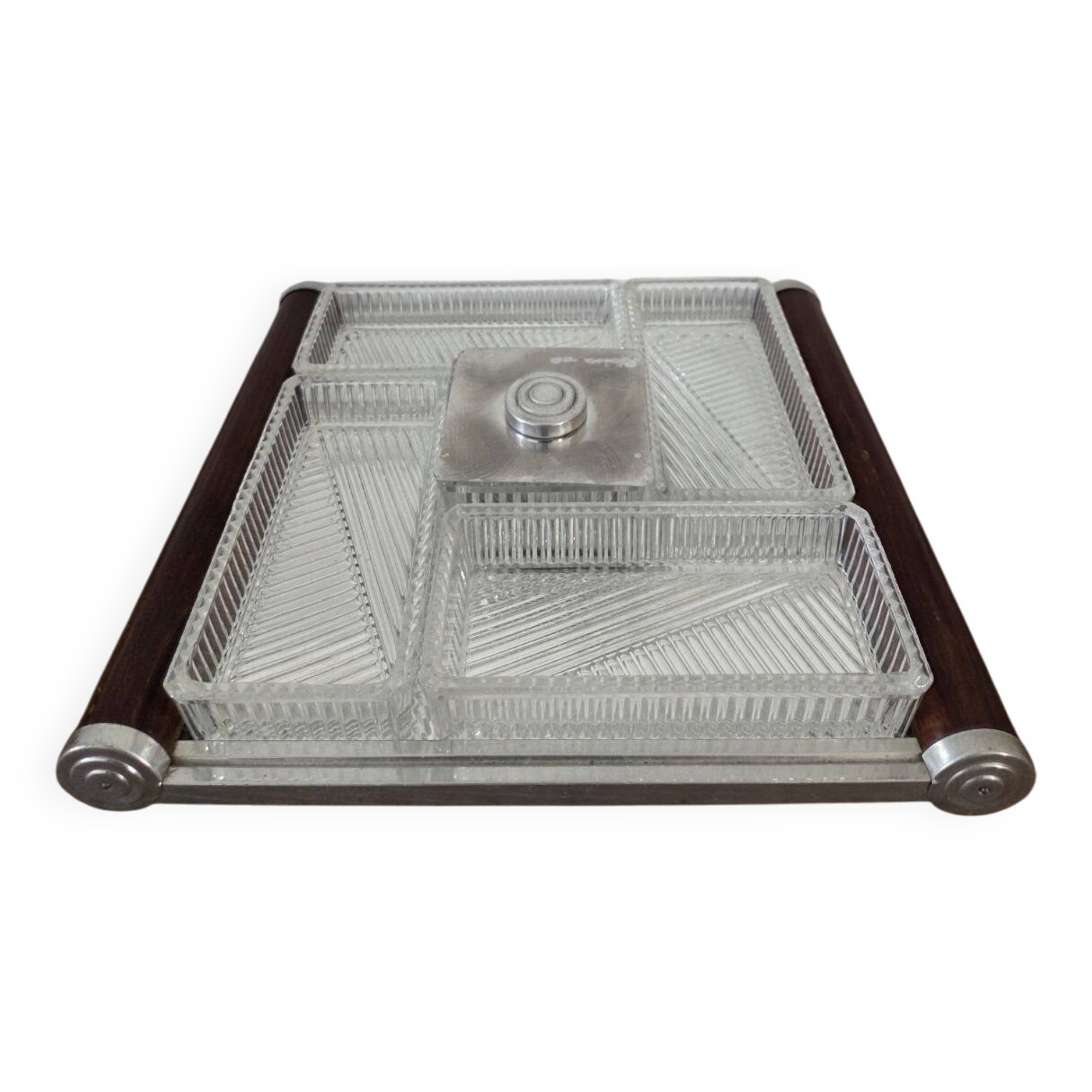 Art Deco mirror plateau