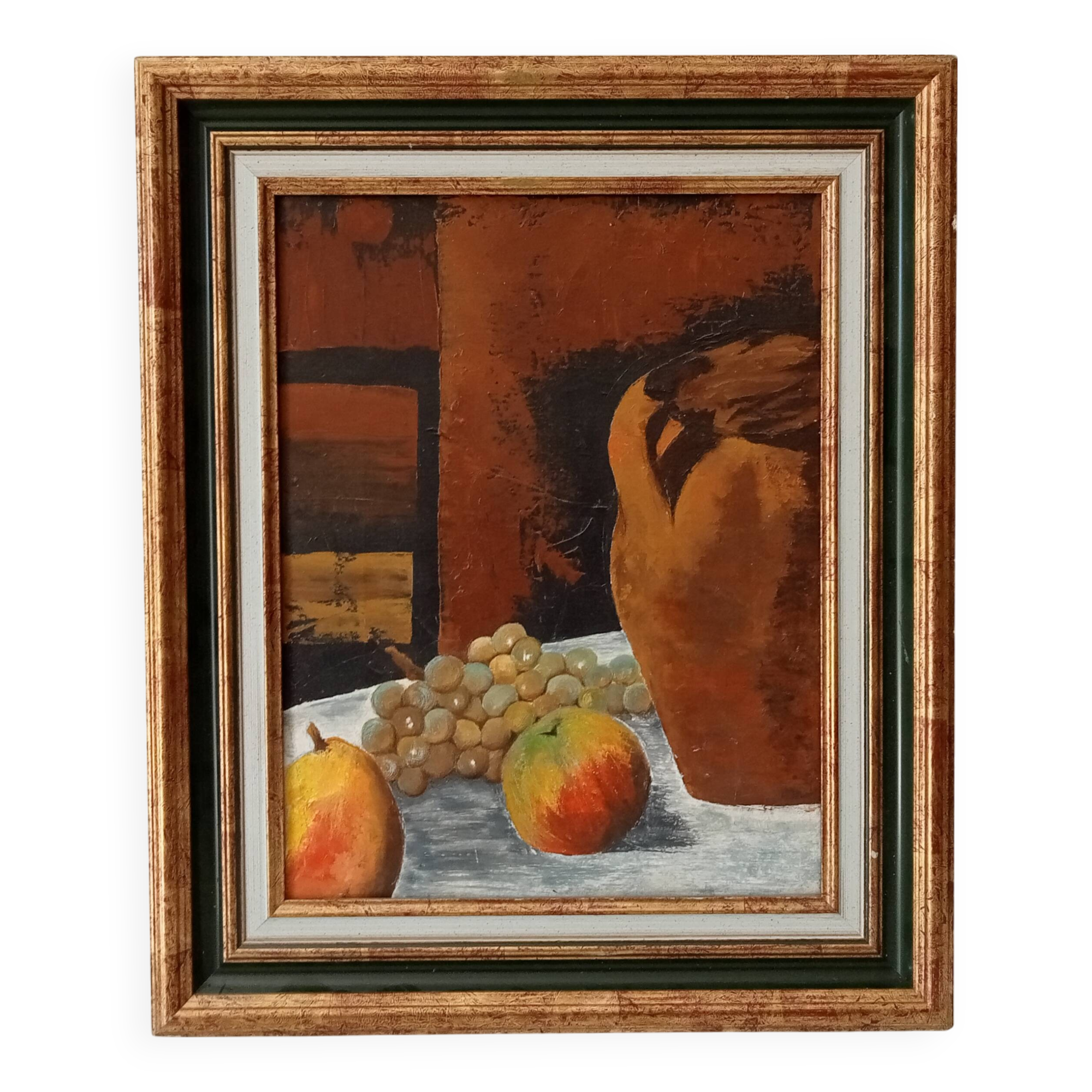 Tableau Nature morte huile sur toile