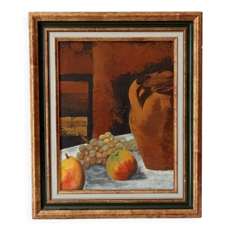 Still life painting oil on canvas