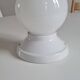 Opaline glass and ceramic wall light
