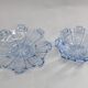 1970s pair of Glass Bowls , Czechoslovakia
