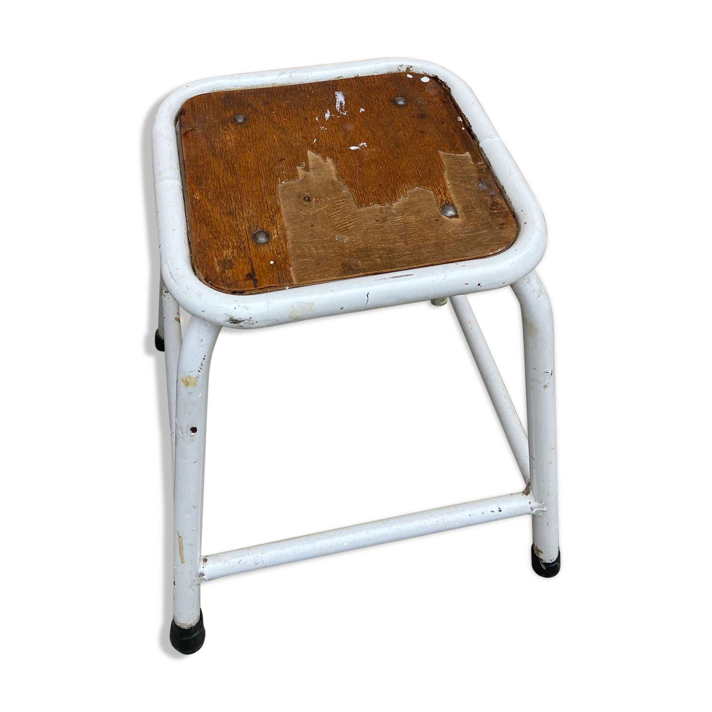 Vintage industrial stool