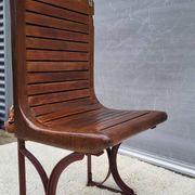 Sprague Metropolitan Parisian bench 1920 with hat rack