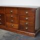 Dutch oak apothecary cabinet, 1930s