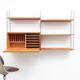String teak wall shelf by Kajsa & Nisse Strinning, 1950s