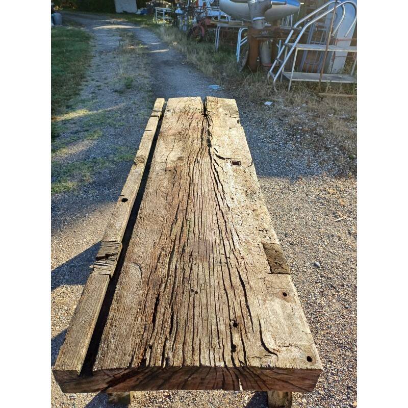 19th century oak workbench