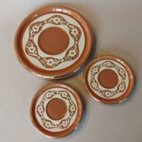 Verceram trivet and 2 bottle coasters