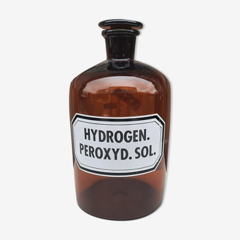 Apothecary bottle, "hydrogen. peroxid. sol.", germany 1930