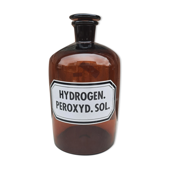 Apothecary bottle, "hydrogen. peroxid. sol.", germany 1930