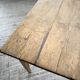 Pine and oak farmhouse table with multiple drawers, communal type, 240cm.