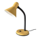 Vintage 1970s mustard yellow gooseneck desk lamp.