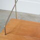 Vintage floating shelf teak brass brackets scandinavian