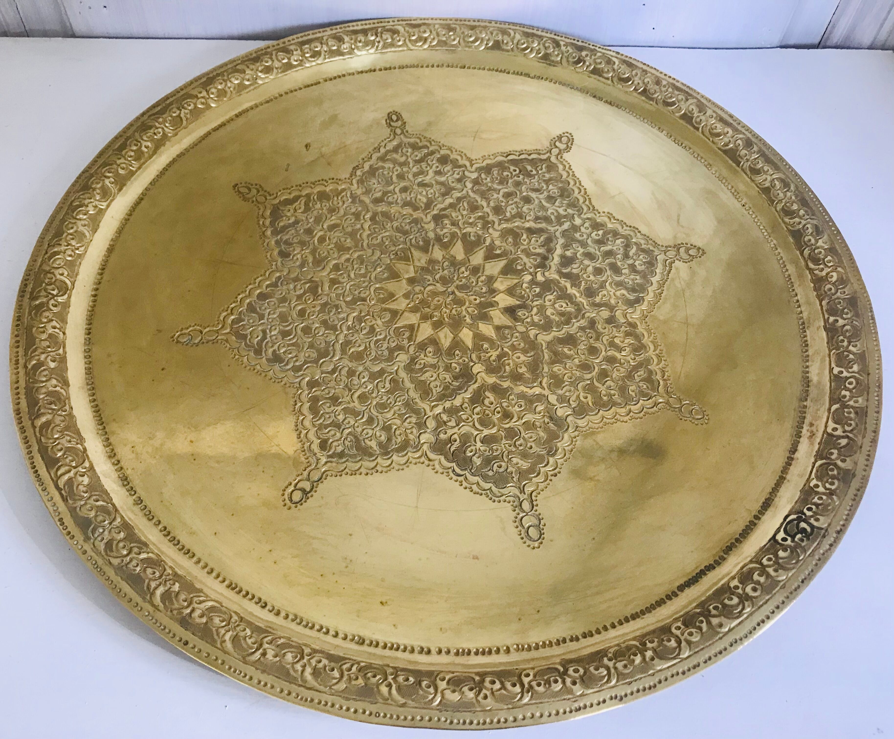 Brass tray