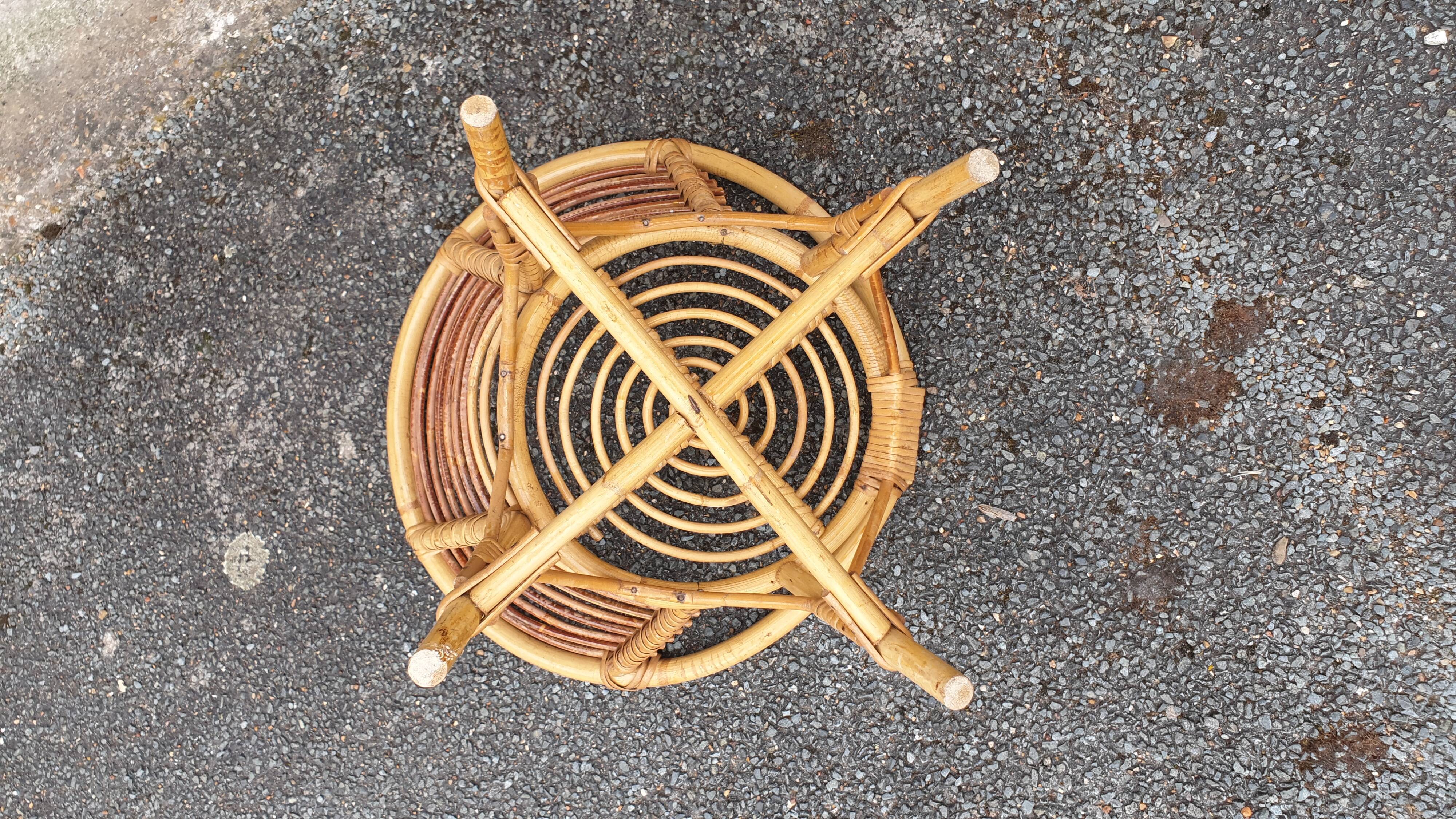 Rattan armchair for children