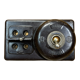 Bakelite switch, 50s, with fuse doors