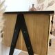 Bureau des années 50/60 aux pieds compas, revisité