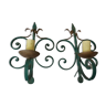 Wrought iron sconces