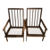 Une paire de fauteuils style scandinave
