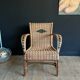 Wicker armchair