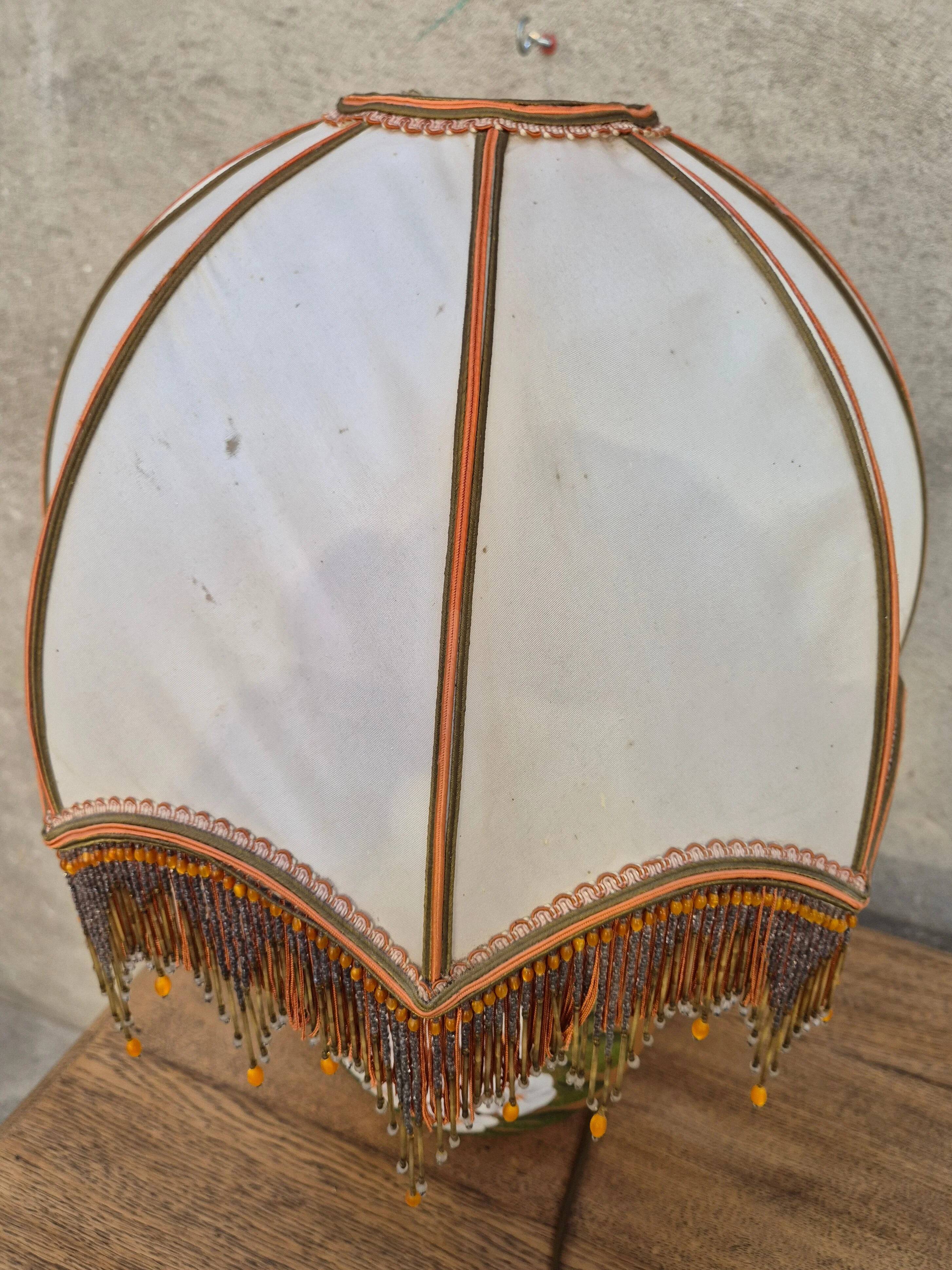 Bohemian glass table lamp