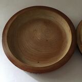 Bonbonniere in worked wooden floral painted patterns