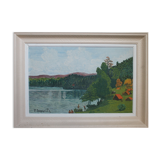 Table P. Sonneville "holidays at the lake"