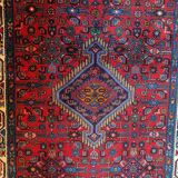 Luxueux tapis de coureur tribal Hamadam