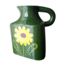 Flower-decorated pitcher