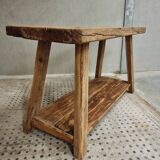 Old workbench work table bathroom furniture side table 55 x 137 cm