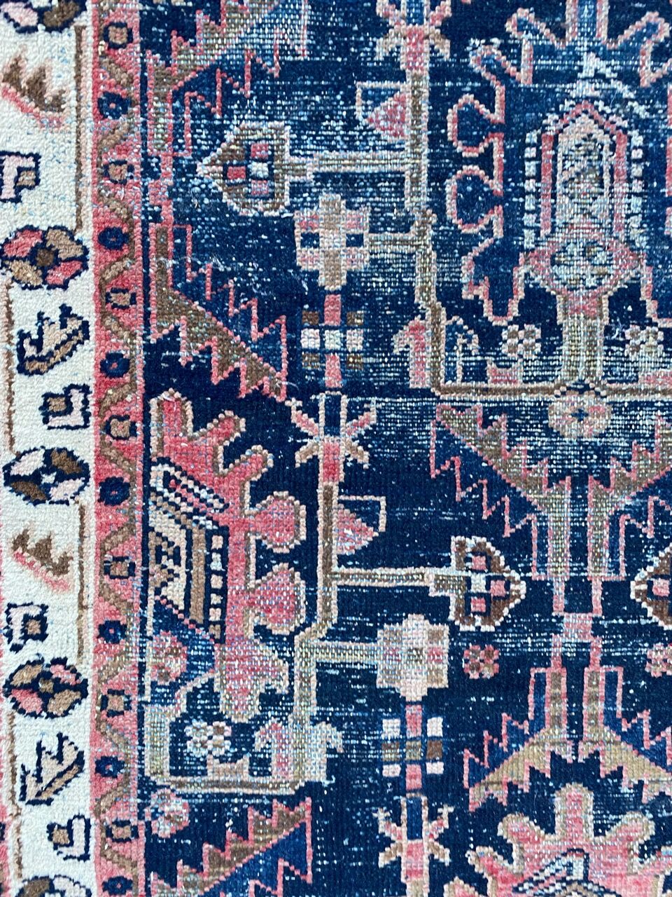 Ancient Persian carpet Hamadan handmade 94x145 cm