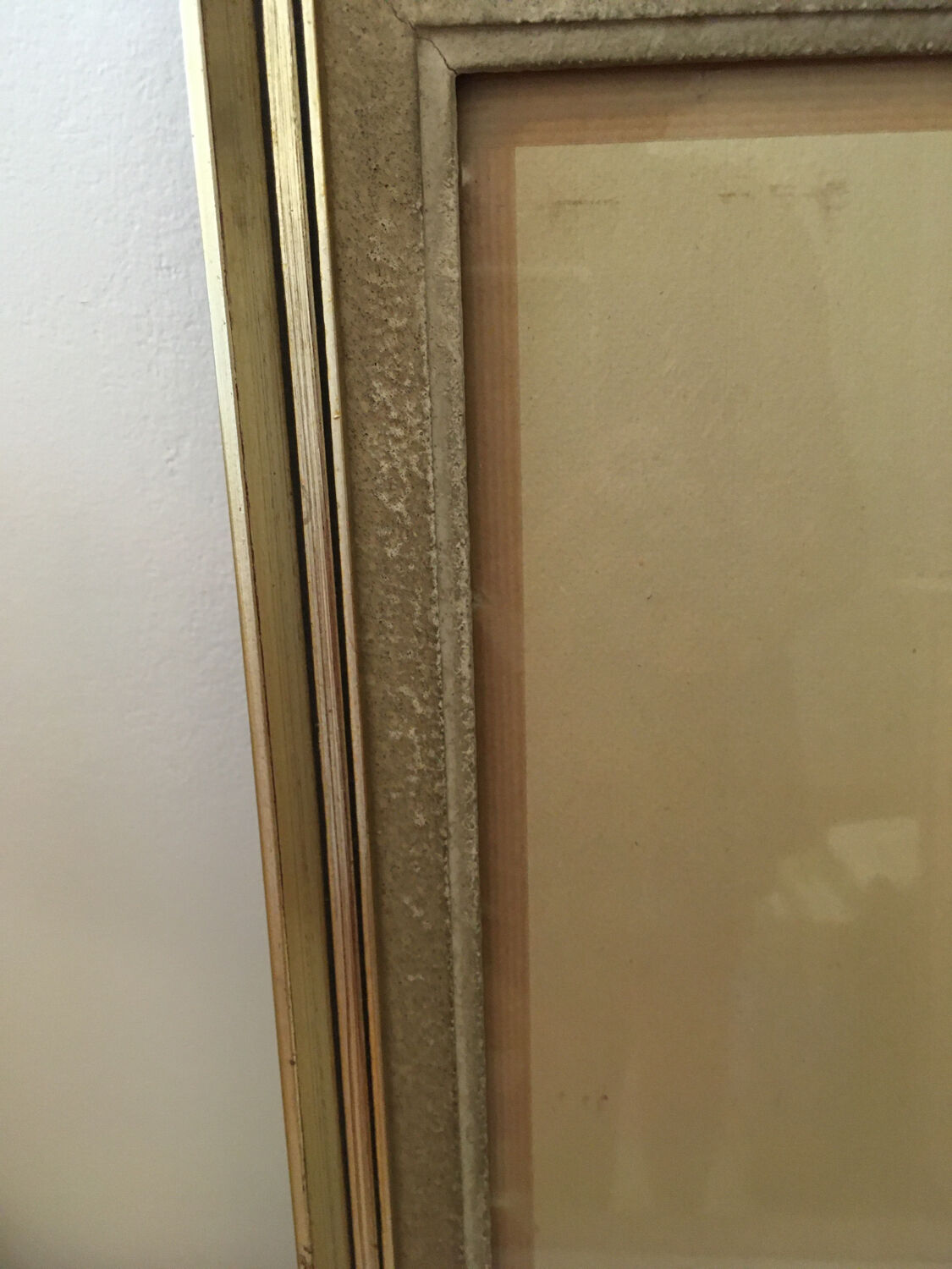 Vintage wooden frame.