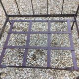 Set of 2 iron garden chairs