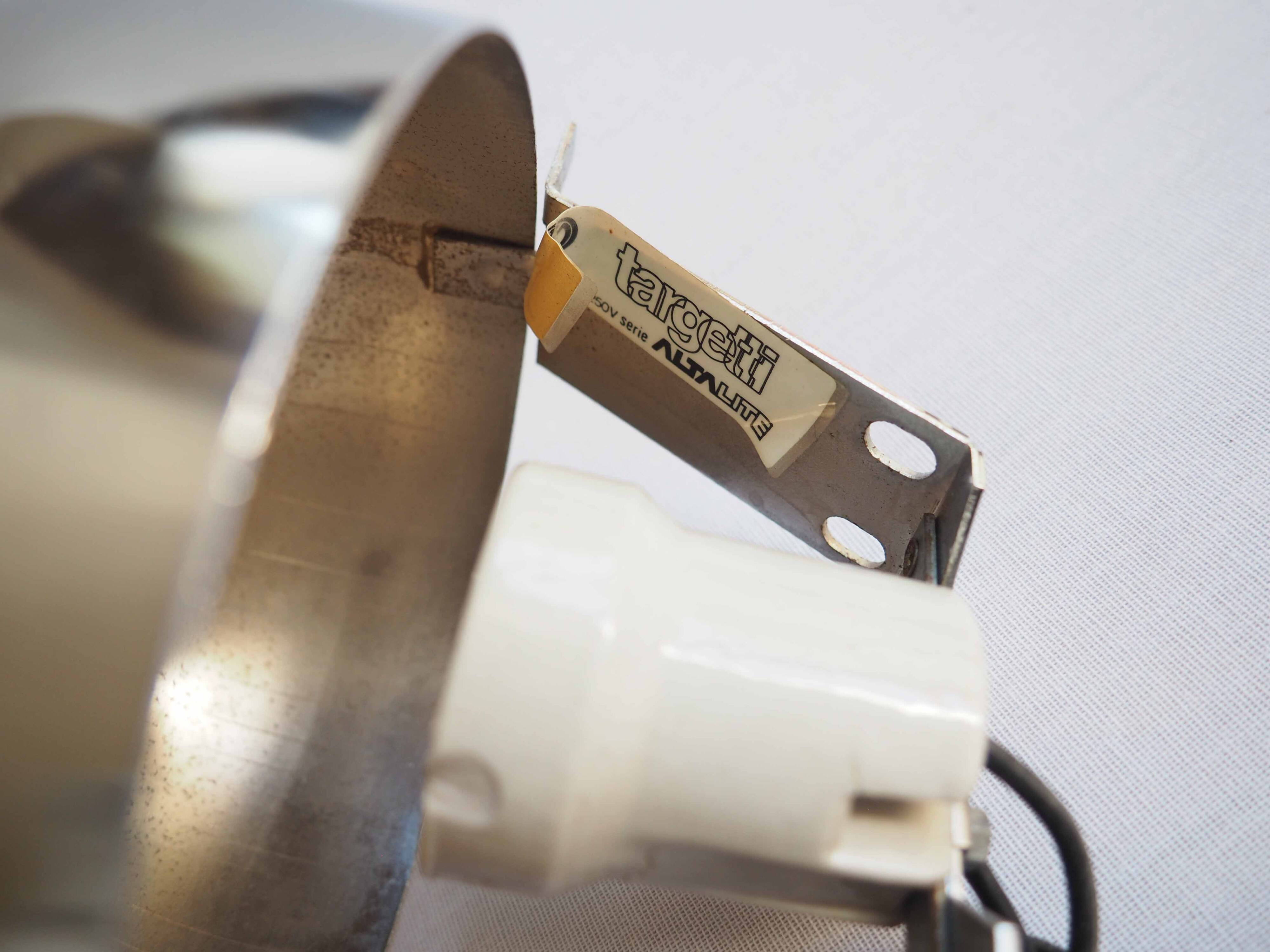 Pair of Targetti chrome spotlights