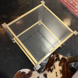 End of plexiglass canape and glass 1960