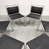 Vintage Italian Tulu dining chairs Kazuhide Takahama Simon Gavina
