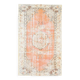 4x7 Peach & Beige Oriental Turkish Vintage Rug, 134x220Cm