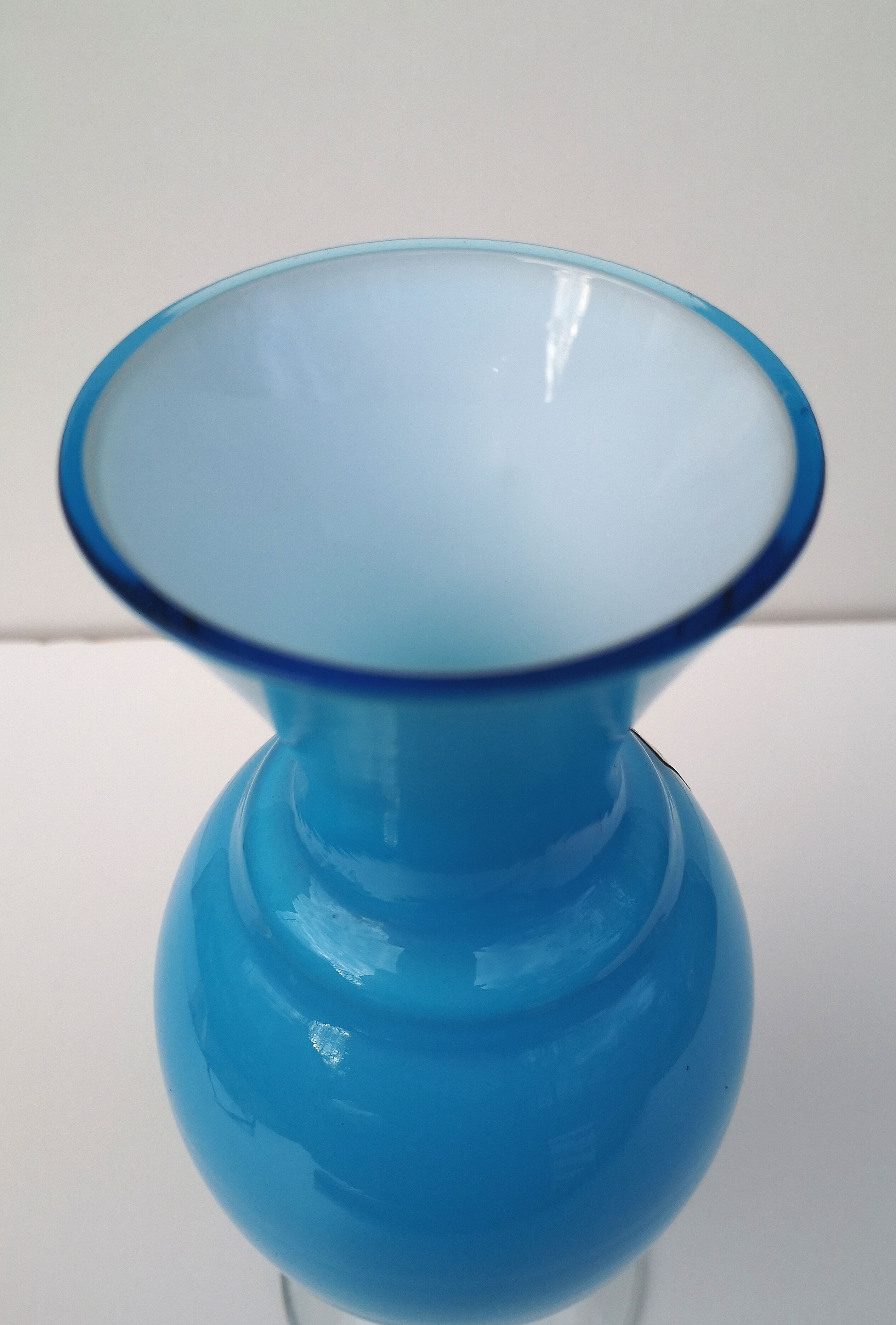 Vintage Swedish opaline vase