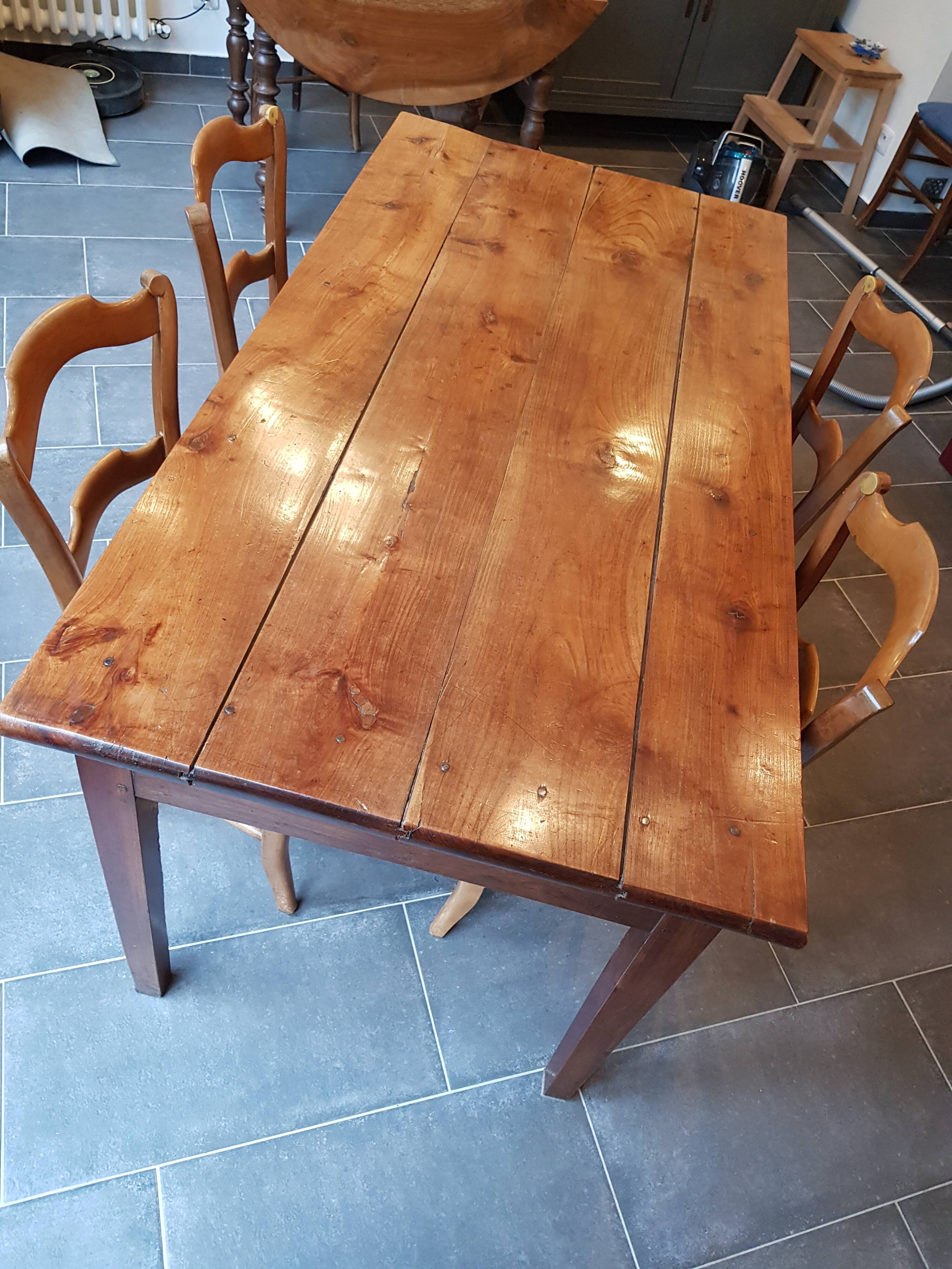 Farm table in cherry 1890