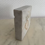 Grey marble ashtray