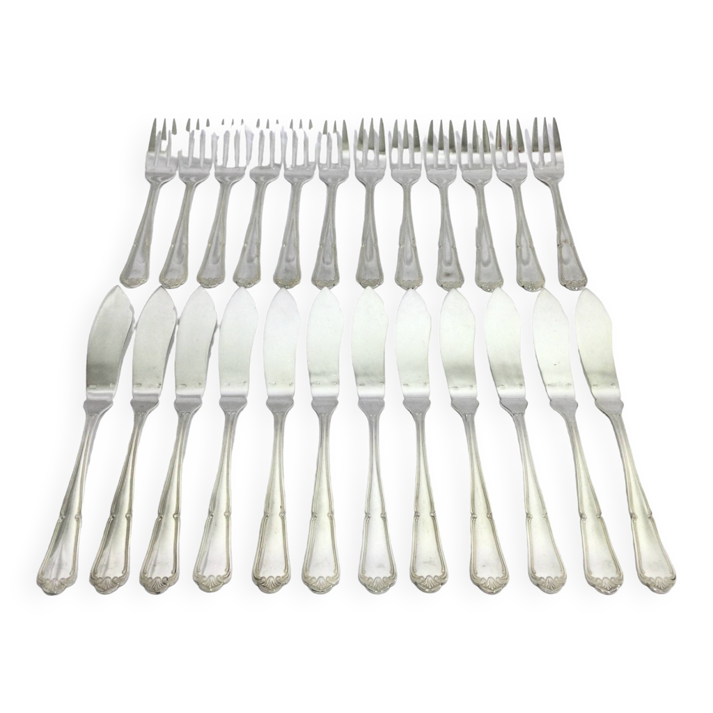 François Frionnet 12 Fish Cutlery Selency
