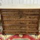 Napoleon III commode in mahogany, oak and with a fine white marble top, late 19th century.