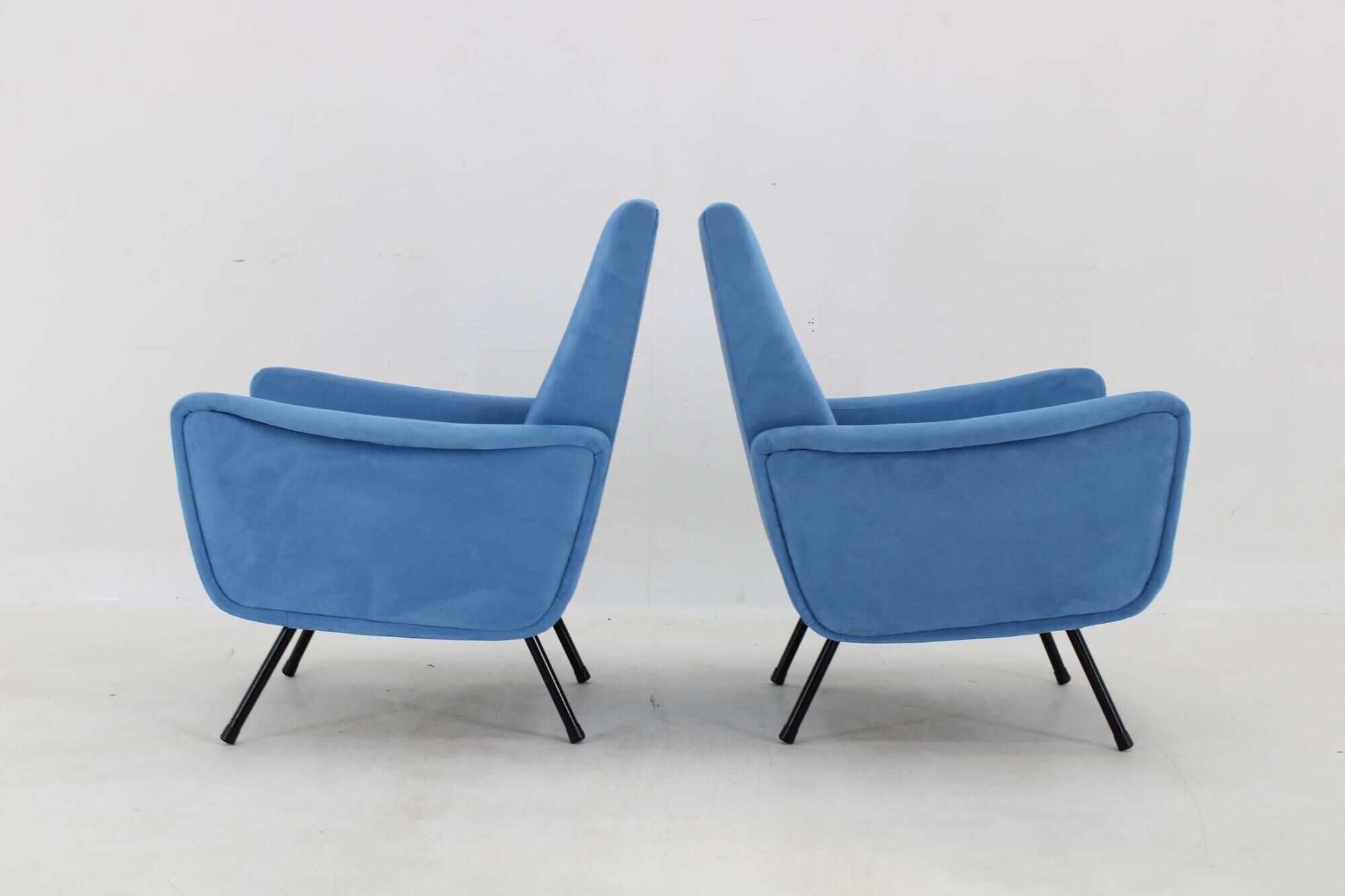 1960s Pair of Restored Italian Armchairs