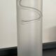 Vintage frosted glass vase 70s