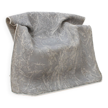 Sculptural Organic Grey Chair Made of Fiberglass, Italy, 1980s