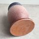 Vintage blue and pink ceramic vase