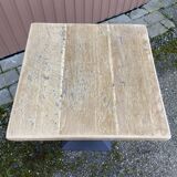 guéridon table fer métal jardin bistrot 70 s vintage