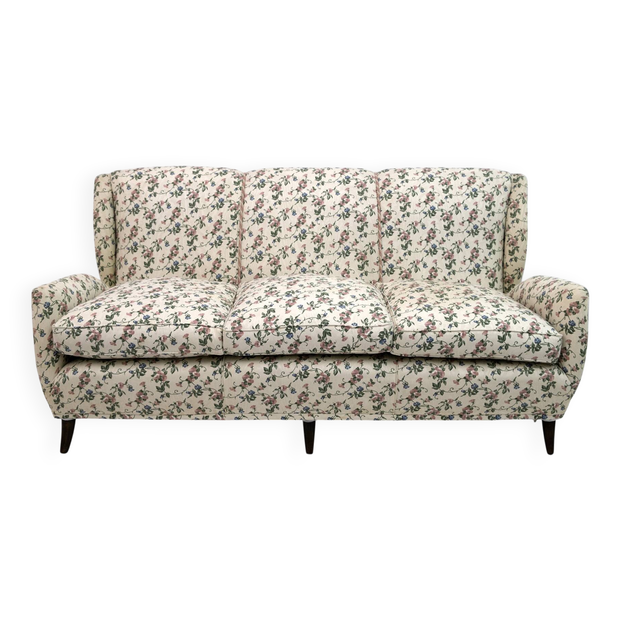 Gio Ponti N. 512 Mid-Century Modern Italian Sofa for ISA, 1950s