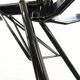Nomos table-desk in black by Norman Foster 1986 for Tecno, Italy