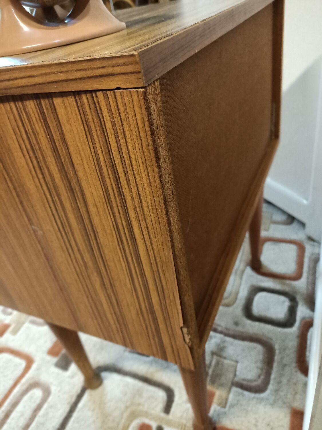 Vintage bedside table